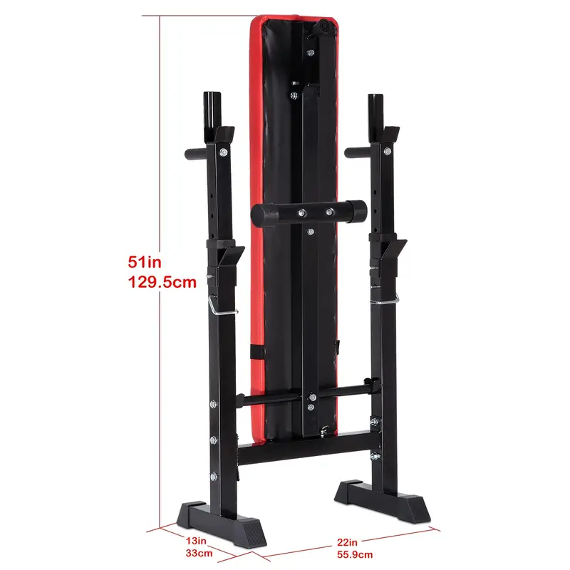 MENCIRO Adjustable Folding Weight Bench - Image 3