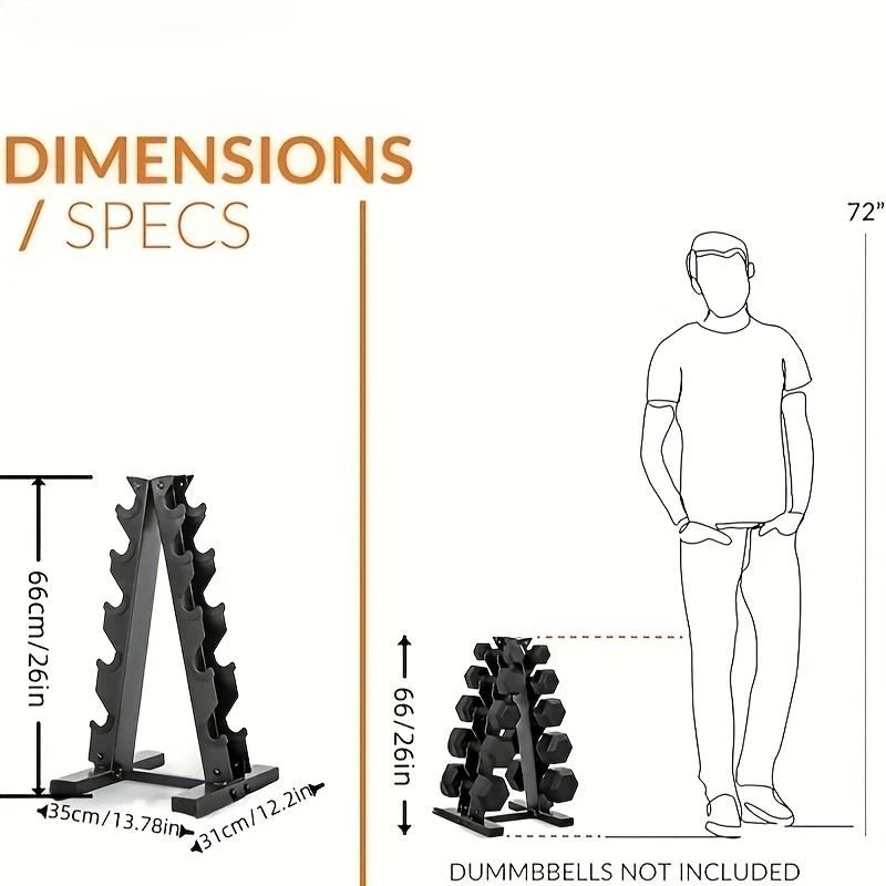A-Frame Dumbbell Rack - Image 4