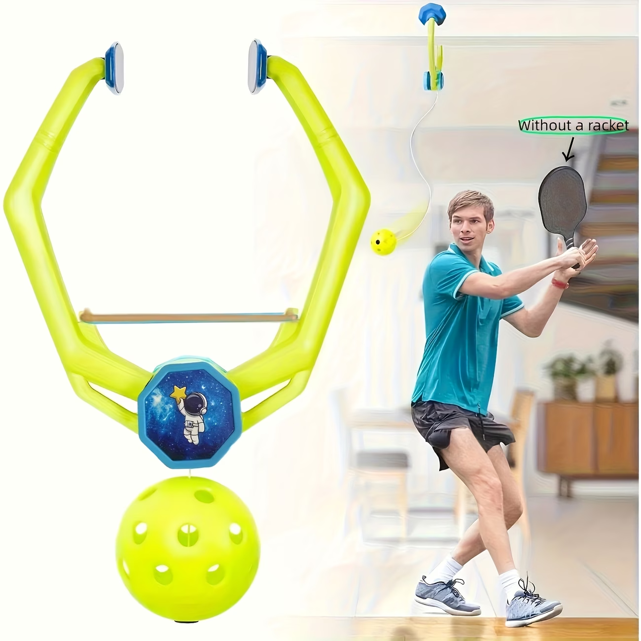 1-Person Hanging Pickleball Trainer