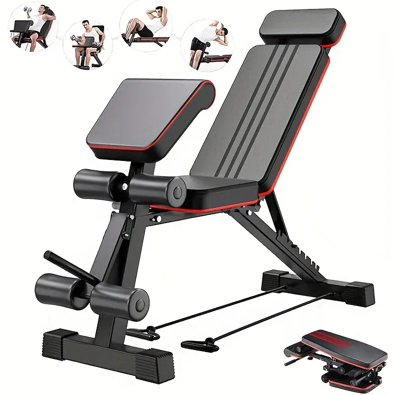 Adjustable & Foldable Dumbbell Bench Press - Image 5