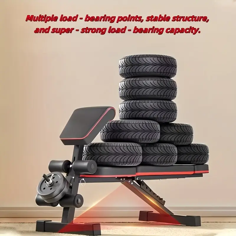 Adjustable & Foldable Dumbbell Bench Press - Image 3