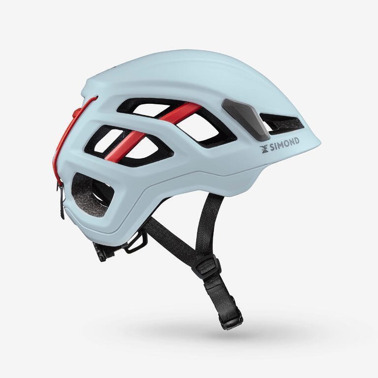 CLIMBING AND MOUNTAINEERING HELMET - EDGE WHITE/RED - Image 2